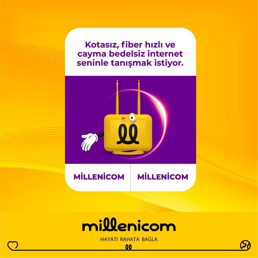 Sen de hemen Millenicom’a gel tatilin tadını taahhütsüz, cayma bedelsiz fiber hızında yazlık internetle çıkar! #Millenicom #DünyayaBağlıKal #FiberHızlı #UygunFiyatlı #Evİnterneti