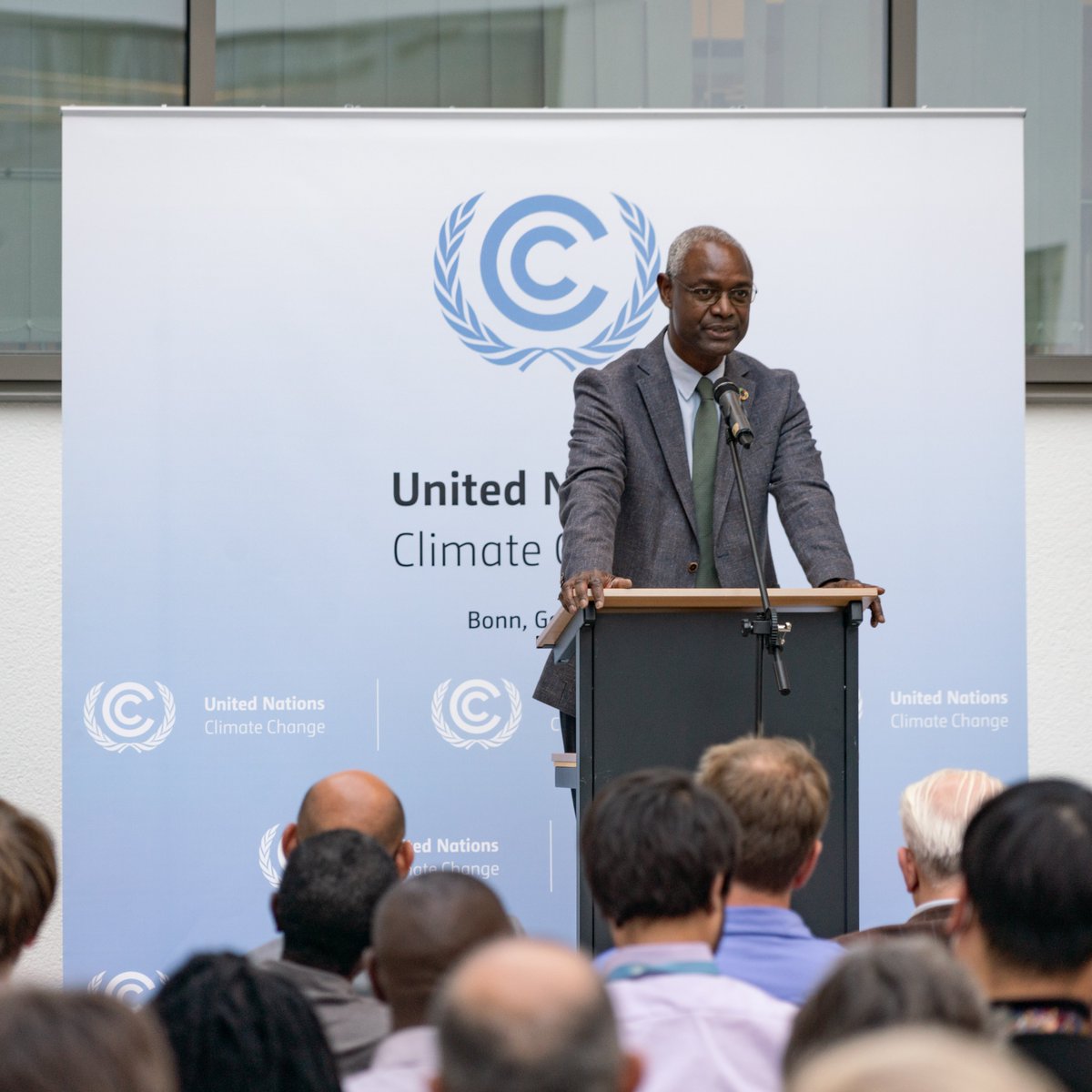 It is an absolute pleasure to hand over the position of Executive Secretary of the United Nations Framework Convention on #ClimateChange to <a href="/simonstiell/">Simon Stiell</a>. 

Wishing him all the best and looking forward  to a closer and stronger collaboration between the <a href="/UNCCD/">UN Land and Drought</a> and <a href="/UNFCCC/">UN Climate Change</a>.