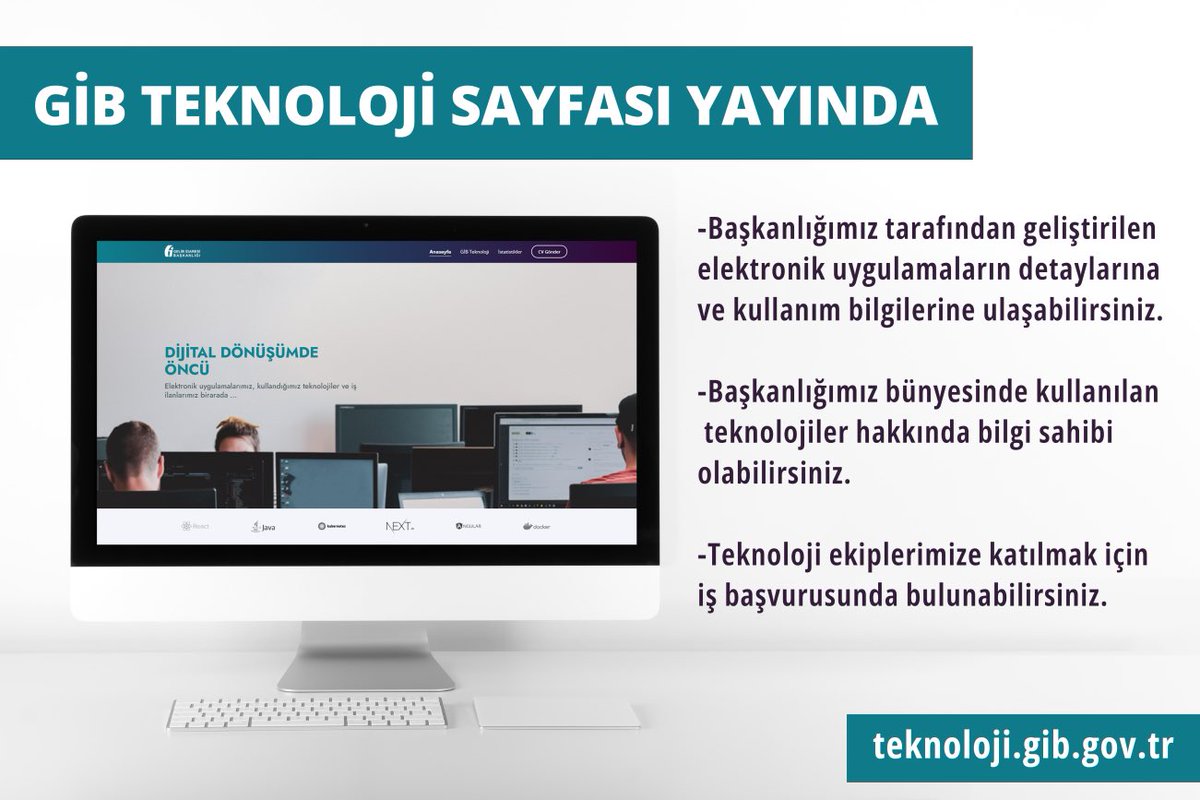 gibsosyalmedya's tweet photo. Dijital dönüşümün öncü kurumları arasında yer alan Başkanlığımızın teknolojik yönüne ilişkin bilgileri içeren https://t.co/shp3GpAa6q adresi kullanıma açıldı. https://t.co/lg63l4mZfC