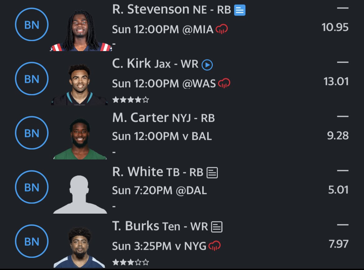 Browsdower's tweet photo. #FF #fantasyfootball. Team 3. 10 team. Ppr. From the 8 slot https://t.co/VVQ6DPwLkd