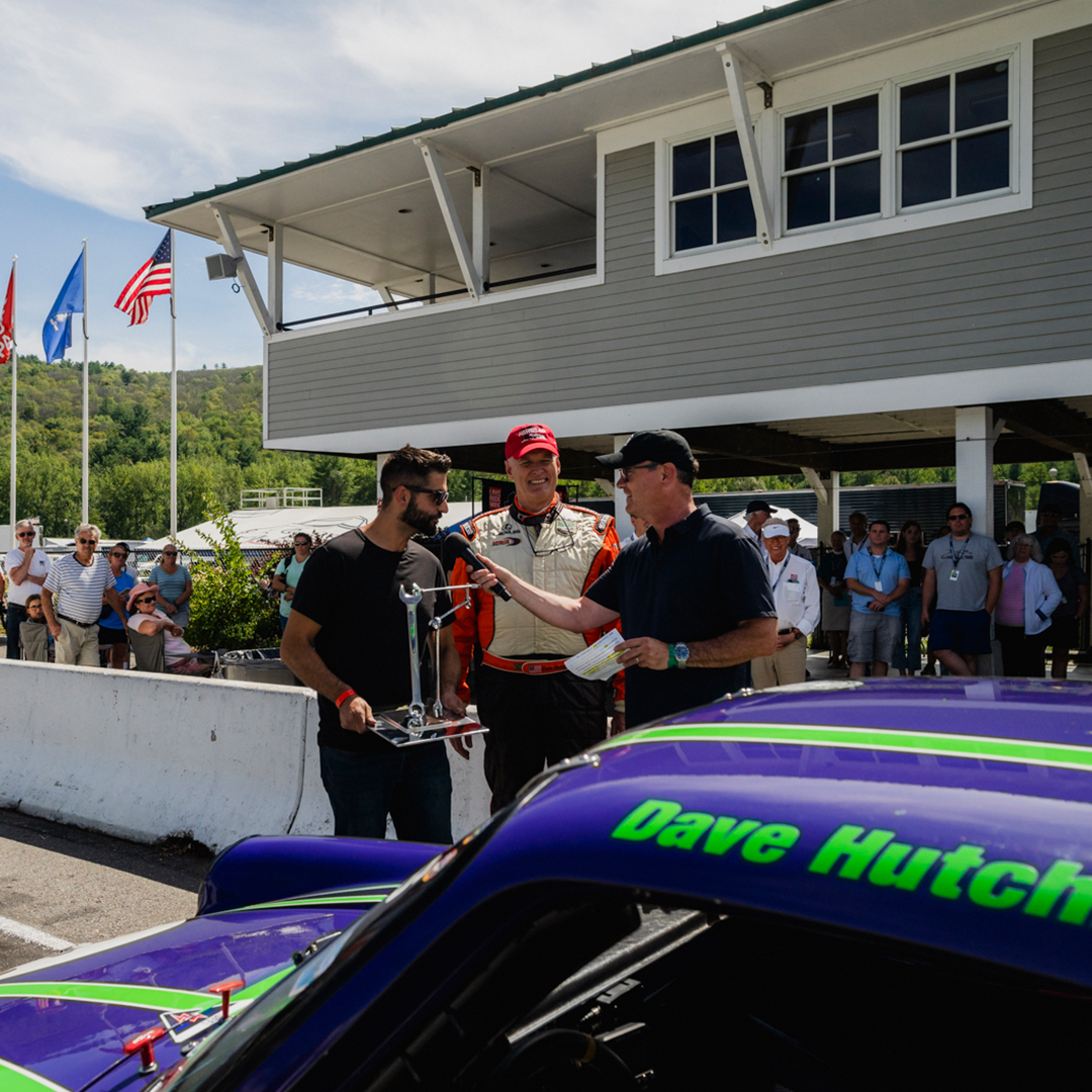 PistonFound's tweet photo. Mark Marra of Automobile Associates wins the Piston Technician Award for his excellent race prep and maintenance of car #310, the '72 Porsche 911 RSR driven by Dave Hutchings.  #limerockpark #SkilledTrades #ClassicCarRestoration https://t.co/CQc96OAl6W