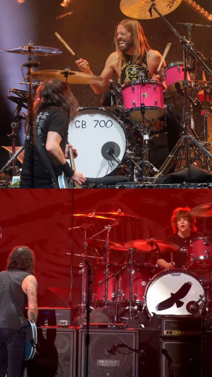 So, so, so, SO deep and powerful moment. Maybe the biggest highlight of the entire tribute. 

1) Dave with his best friend, rockin' out the world
2) Dave with his best friend's son, rockin' out the world.

Thank you FF from the bottom of our hearts for let us be part of this.