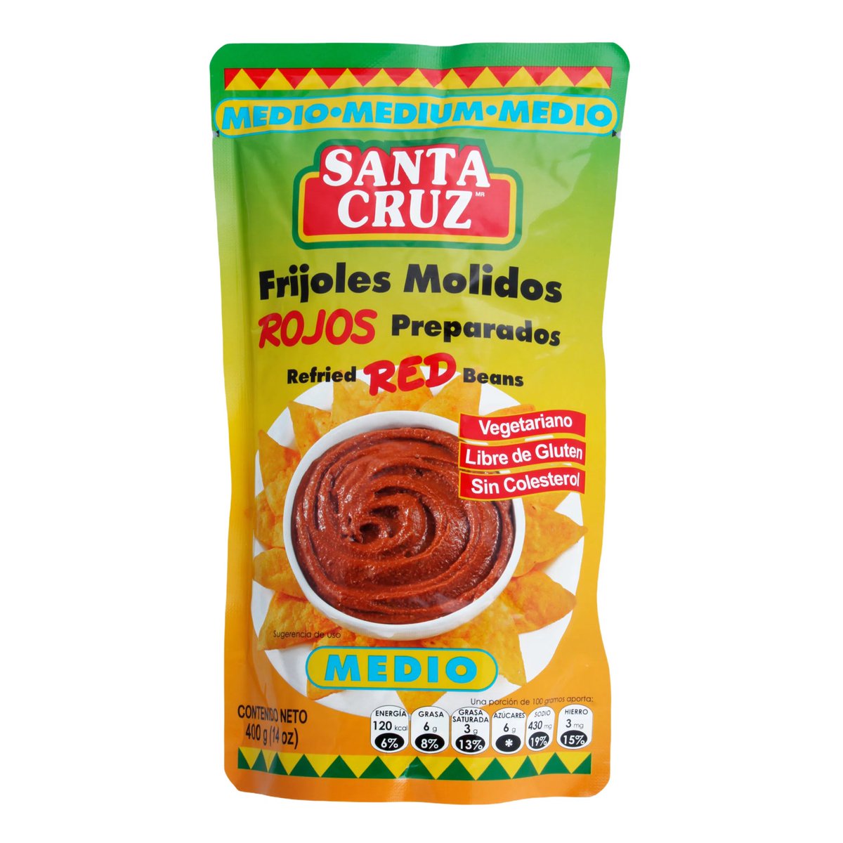 Gracias por existir y ser tan especial, frijoles Santa Cruz con picante medio