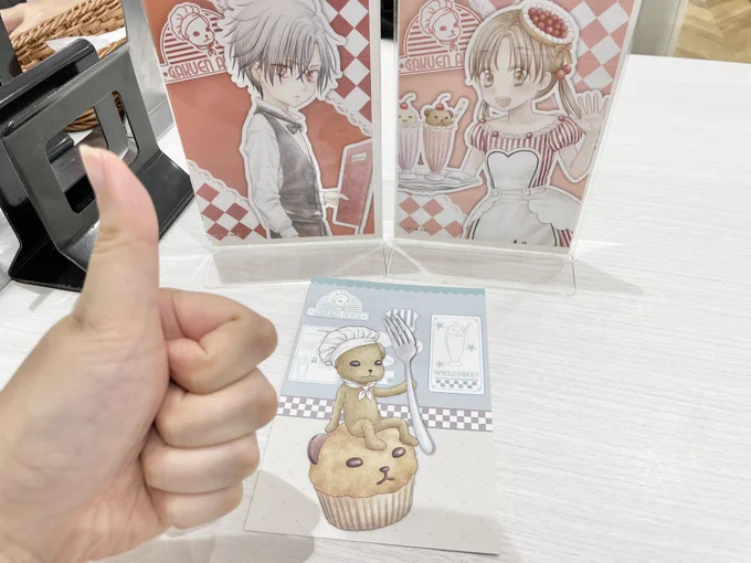 1回目のお席がなつみかん席で2回目がほたみか席だったよ。

一緒に行ってくだすった柏さんの棗さんの引きが良すぎて実現した3連棗さんと鳴海が連れてきてくれたなつみかんです。
(ちなみに私は翼パイセン率がすごくて3連翼パイセンが実現しました。) 