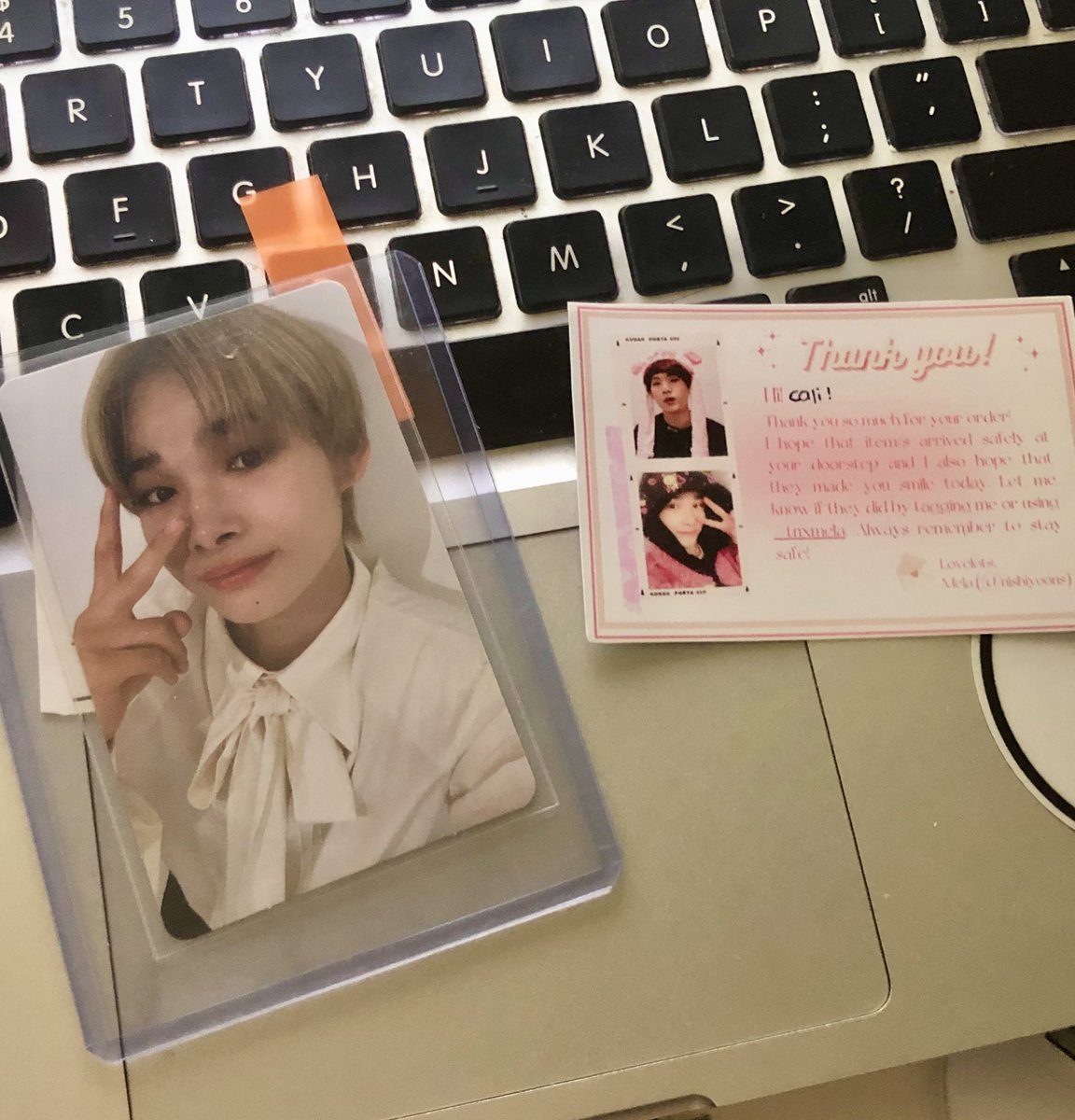 HNK4RT's tweet photo. ⌗ ✉️ . . .  #calmails ꒱ : [220905] mail

hi ! thank U sm for letting me adopt this super cute ni-ki pc ! thank U also for the cute and secured packaging. will take care of him 🫶

𓂋 @nishiyoons #tnxmela https://t.co/XkHvdnD2HL