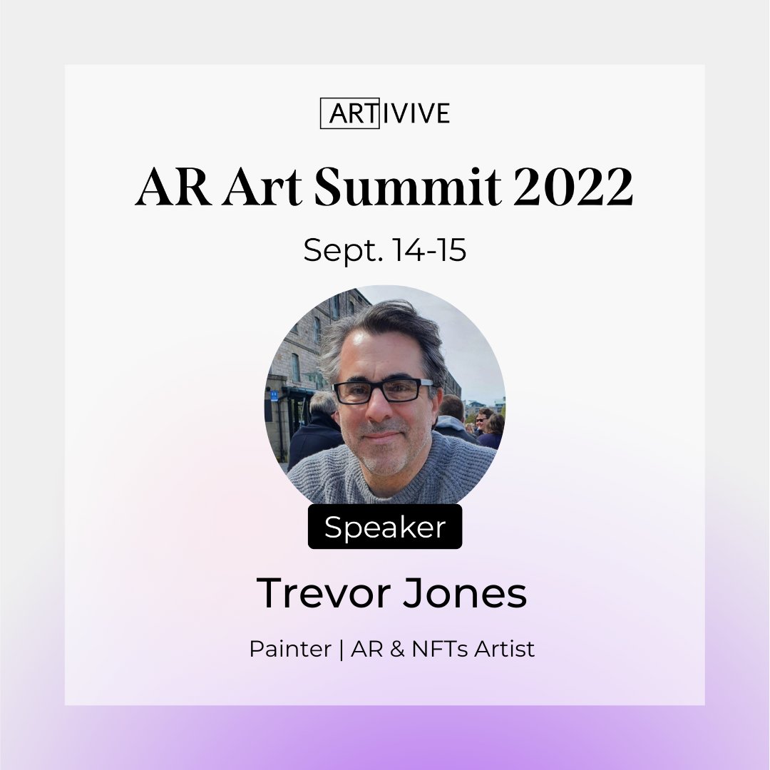 trevorjonesart's tweet image. Are you interested in AR, NFTs &amp;amp; the Metaverse? I&apos;m speaking at the @ArtiviveApp Augmented Reality Art Summit 2022 on Sept 15th. Find out more here and your tickets 👇👇

artivive.com/ar-art-summit-…

#augmentreality #NFTs #Metaverse