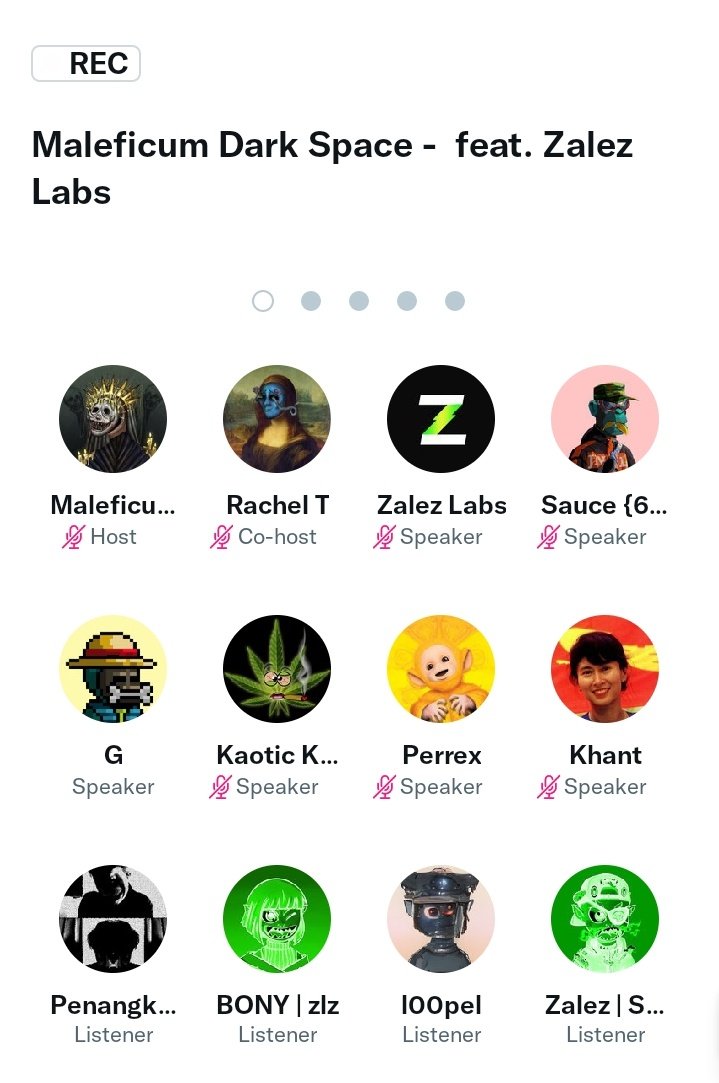 zalezlabs's tweet photo. Thank u so much, it's been an honoured for us join the space. 
LFG !! https://t.co/oWdPvx6ufs