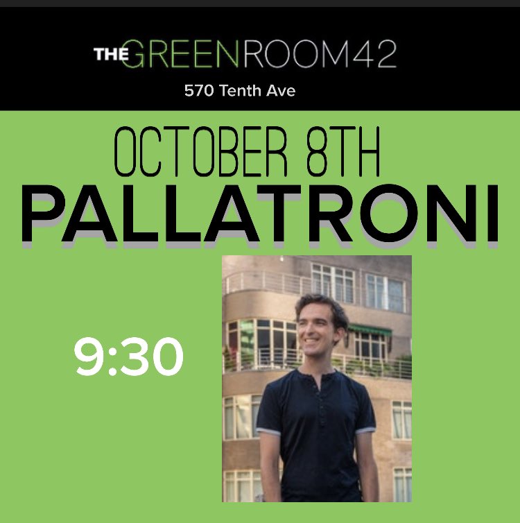 KatWildish's tweet photo. Sean Pallatroni is an EMMY® Award winning composer, songwriter, music director and pianist. Hey all!
Yes my confer will be at Greenroom 42 on Oct 8th, 9:30 PM

You can get tickets here:

https://t.co/9AmQ3Bcp0X https://t.co/7a8vw7hkdR