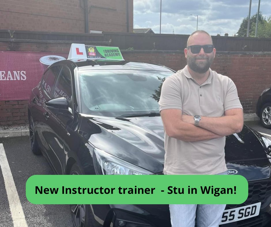 driveacademy's tweet photo. A huge welcome to Stu who joins our driving instructor training team today, covering Wigan and the surrounding areas!
#drivinginstructortraining #wigan https://t.co/1761hI1WNj
