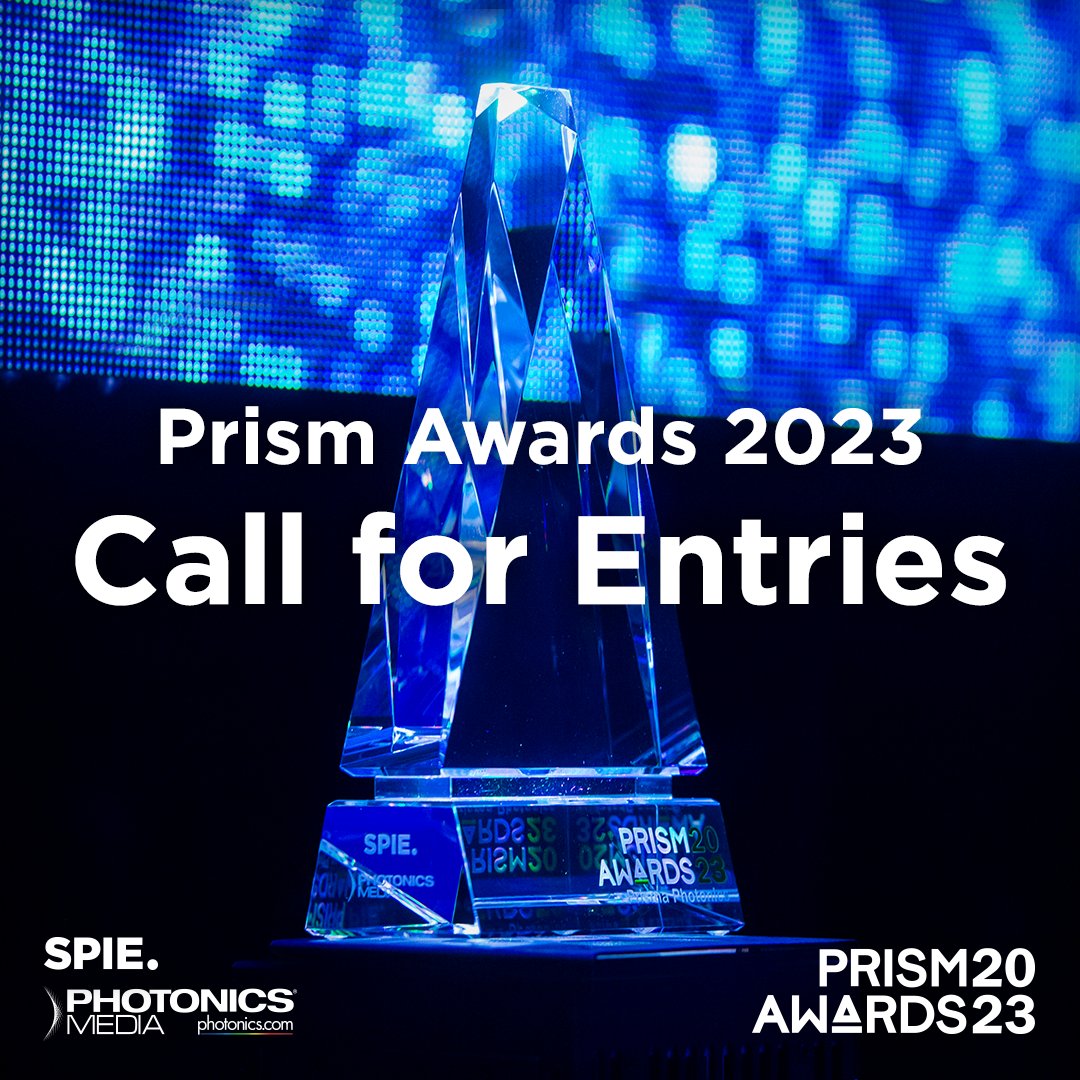 2023 marks the 15th anniversary of the #SPIE Prism Awards! We look forward to celebrating 15 years of #photonics innovation by honoring past winners and recognizing new ones. Enter your product by 15 Sept: photonicsprismaward.com ✨✨✨✨✨✨ @PhotonicsMedia #PhotonicsPrism