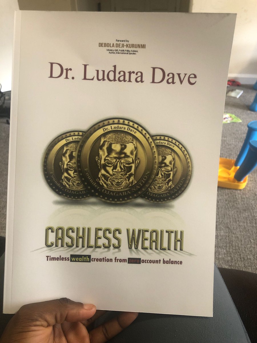 Ludaradave's tweet photo. https://t.co/rFYW2q6fT8
Hello world! I am glad to share with you my latest book titled #CashlessWealth by #DrLudaraDave.
It is the precursor and the future of liquid cash.
Your review and support are well appreciated. https://t.co/n2Zwk4YOIJ