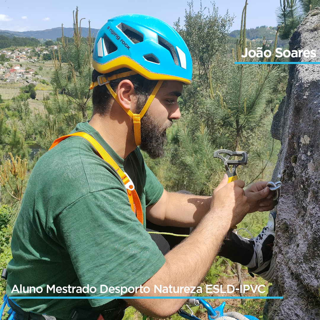 unipvc's tweet photo. Para João Soares o #Mestrado #DesportoNatureza na #ESDL foi “a escolha acertada. Este curso cria oportunidades, competências, desenvolve o saber e os contactos para criar profissionais de excelência na área do #arlivre”. Últimas #candidaturas aos #Mestrados @ipvc_twit até 15 set! https://t.co/NLOCExSiN3