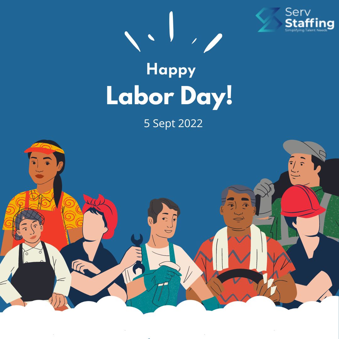 ServStaffInc's tweet photo. Sending our appreciation and respect to the workers of every field. #HappyLaborDay

#ServStaffing https://t.co/mc1rHfRZH7