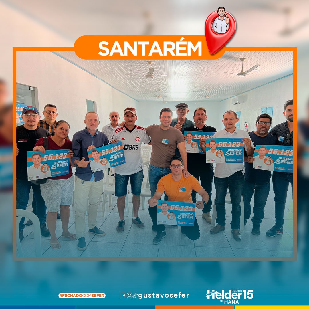 gustavosefer's tweet photo. Reunir hoje pela manhã em Santarém, com várias lideranças! 🤝🏻🤝🏻
Nossa campanha se faz com carinho e diálogo! ✅️
É 5️⃣5️⃣1️⃣2️⃣3️⃣, Gustavo Sefer outra vez! 🚀
#gs55123 #55123✔ #gustavosefer #deputadoestadual #eleições #santarém https://t.co/nTpywuqrwA