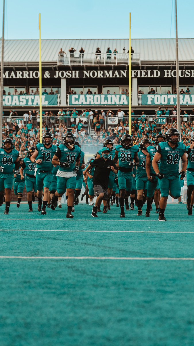 CoastalFootball's tweet image. CHANT NATION!!! THANK YOU!! 
Saturday night was absolutely incredible thanks to YOU!!

We can’t wait to see you all back THIS Saturday! #PACKBROOKS