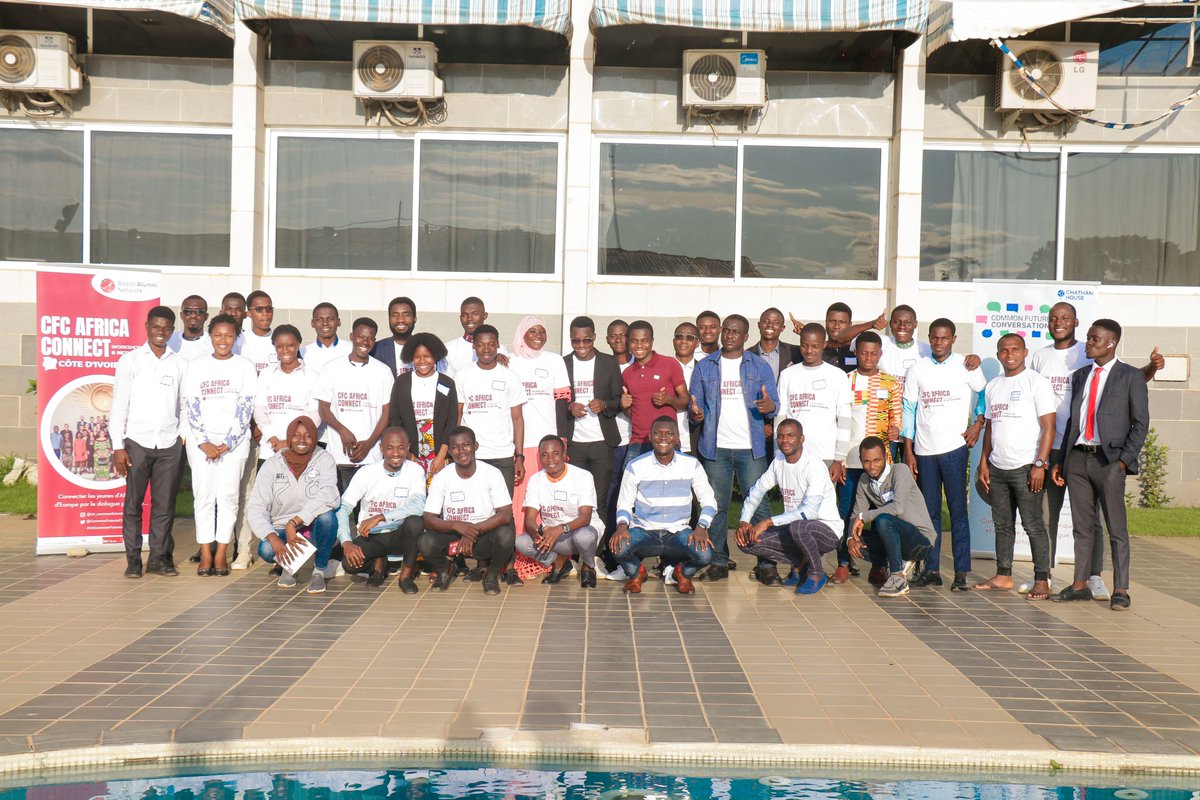 jjbrou1's tweet photo. I spoke on public policy at CFC AFRICA CONNECT in Bouaké. 
31 young leaders gained ideas and tips I learned during @WashFellowship in Denver on the policy process to influence decision-making in their communities. 
#YALI2022 #MWFAlumni @CUDenverSPA https://t.co/C0S78BQ34N