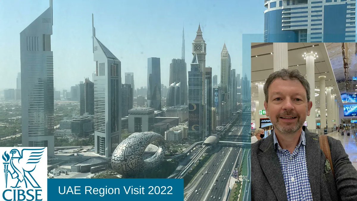 CIBSE's tweet photo. CIBSE President Kevin Mitchell has landed in the UAE Region, for CIBSE's official visit. With Chief Executive Ruth Carter still on the way, we're excited for their busy itinerary. We wish them the best of luck as we expand CIBSE's international reach. #CIBSEAbroad #UAE https://t.co/L6pTS4ALjs