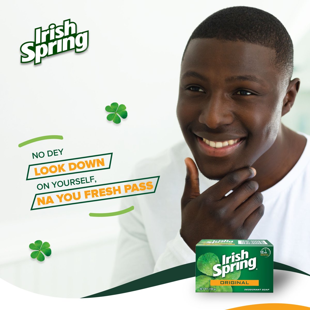 IrishSpringNG's tweet photo. Make you burst fresh pack of Irish Spring for total freshness, you sabi how fresh guys dey do am nah.

#IrishSpringAloe
#IrishSpringOriginal
#IrishSpringIcyBlast
#BathingSoap
#IrishSpring https://t.co/GY6aKgVIhY