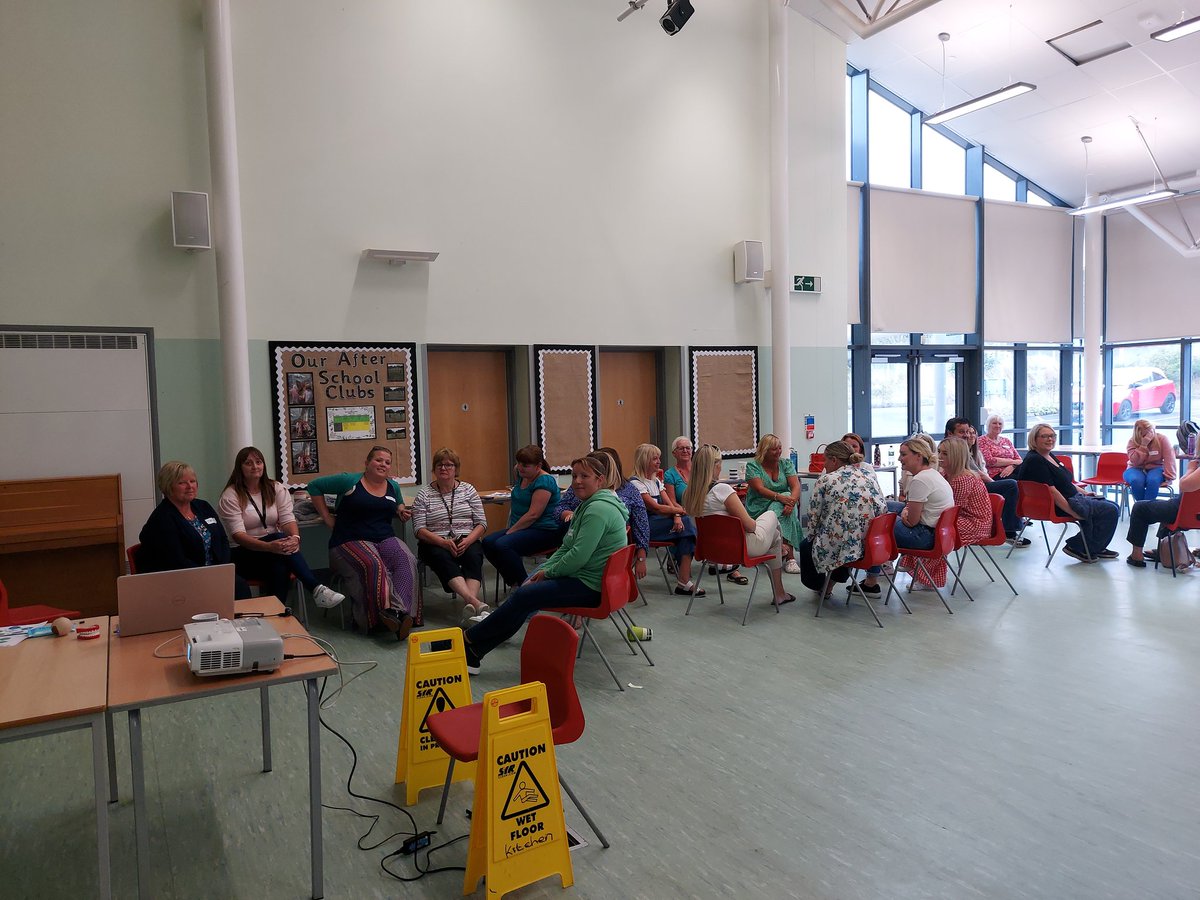 WalesRAP's tweet photo. Nigel &amp; Julia throughly enjoyed sharing a launch INSET with the wonderful @Greenhill10 &amp; @Phip_Primary schools, partners in @IDS3to18 cluster.Great commitment to working #restoratively #strengths based &amp; #traumaaware with pupils,staff, parents/carers &amp; community. Diolch!#excited https://t.co/almdZBTHN8