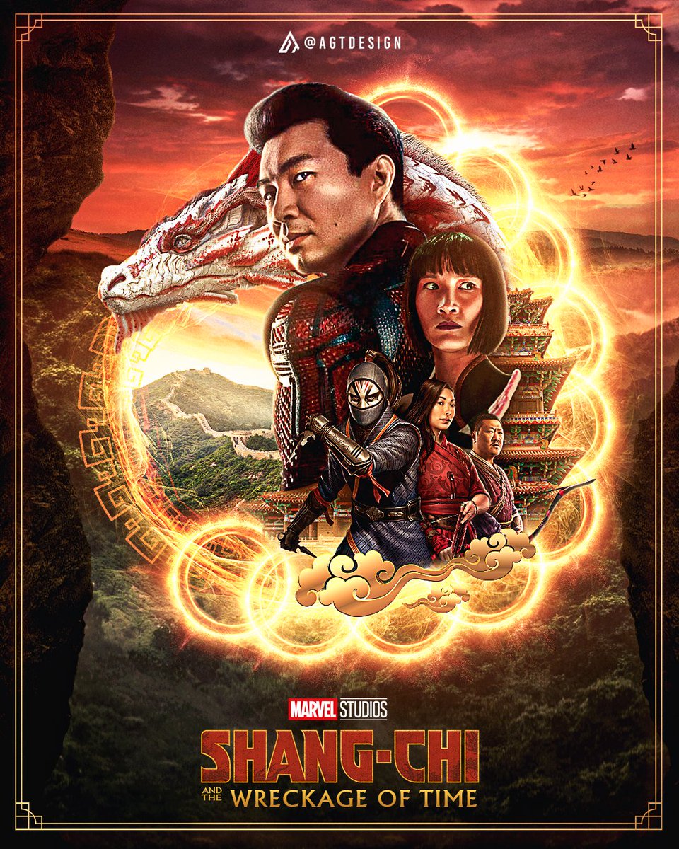 Shang-Chi and the Wreckage of Time 🔥
Concept Poster by @agtdesign10 (Fan art)

#marvel #marvelstudios #mcu #posterdesign #shangchi #tenrings #china #shangchiandthelegendofthetenrings #shangchiandthewreckageoftime #simuliu #awkwafina #wong #D23Expo