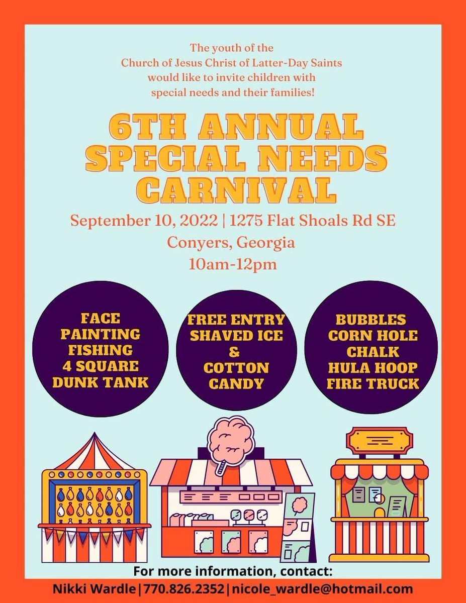 Check out this carnival in Conyers September 10th 10-12