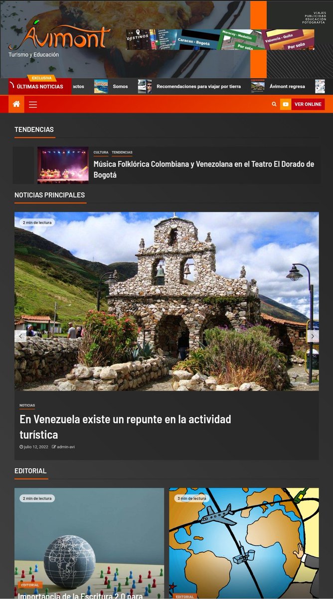 avimont's tweet photo. Visita nuestra página web https://t.co/Xv5lYCaVCI y mantente informado del #Turismo en #Latinoamérica ❤️ https://t.co/0UWpLaLGn5