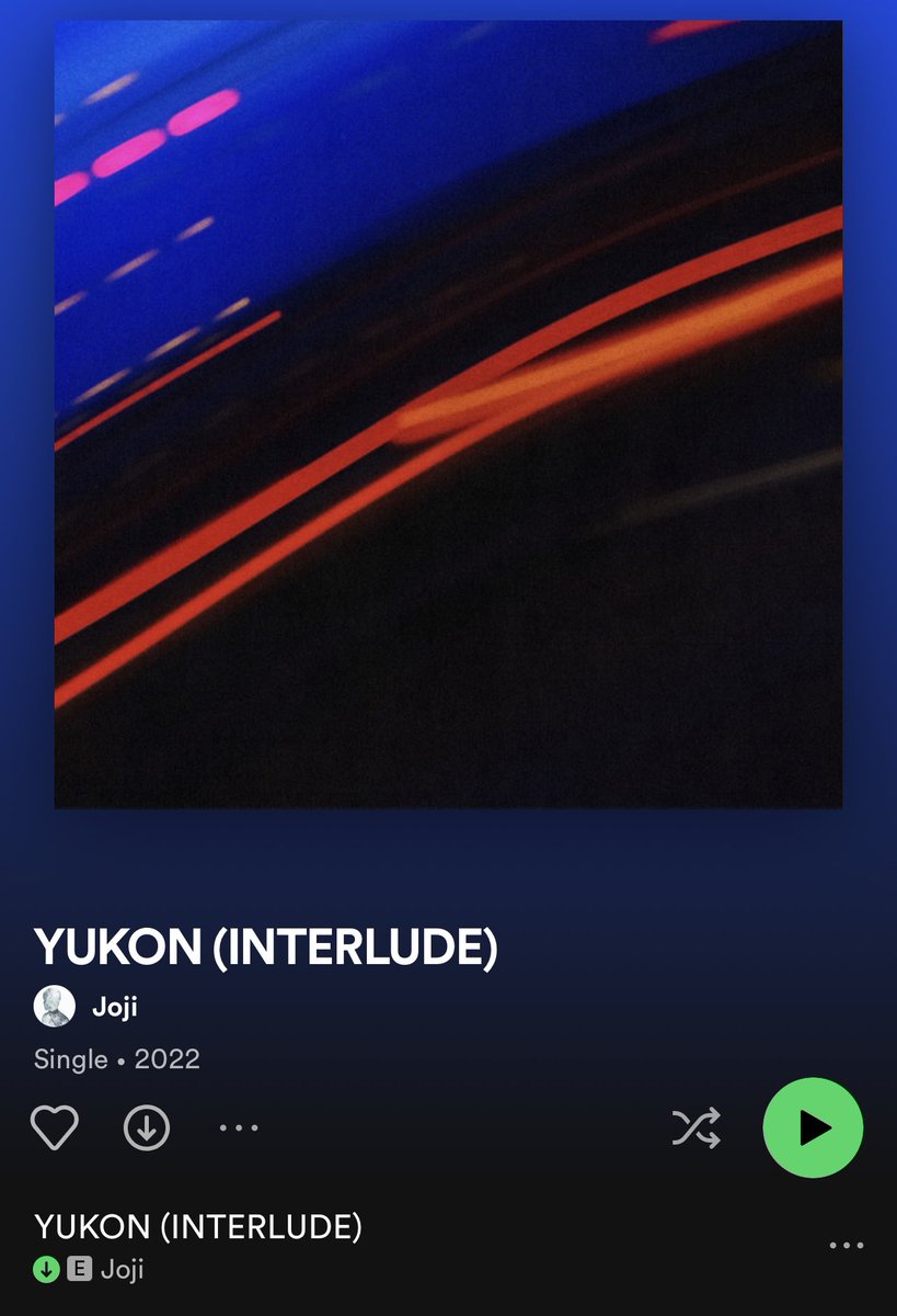 connn666's tweet photo. SONG OF THE DAY 9/5
"YUKON (INTERLUDE)" by #Joji 
#SongOfTheDay https://t.co/iU9NvEI7A3