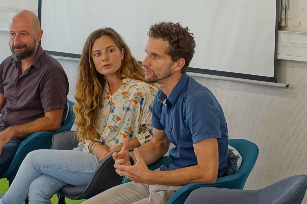 dimitry18's tweet image. 🚀 Lancement de l'#EpitechMoonshot à @Epitech. Un de mes events préférés à organiser. Idéation et mentoring à mettre en place pour les 3e année. Merci à @enedis_bretagne, @capgeminifrance, @EnercoopBreizh et l'Audacieux Cap pour être venus inspirer nos étudiants sur le climat🌤🙏