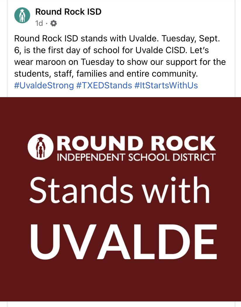 Chisholm Trail MS (@ctms_cougars) on Twitter photo Join us tomorrow, Cougar Family, to show our support for the community of Uvalde as they return to school for the 22-23 school year. ❤️🖤 <a href="/RoundRockISD/">Round Rock ISD</a> Join us tomorrow, Cougar Family, to show our support for the community of Uvalde as they return to school for the 22-23 school year. ❤️🖤 <a href="/RoundRockISD/">Round Rock ISD</a>