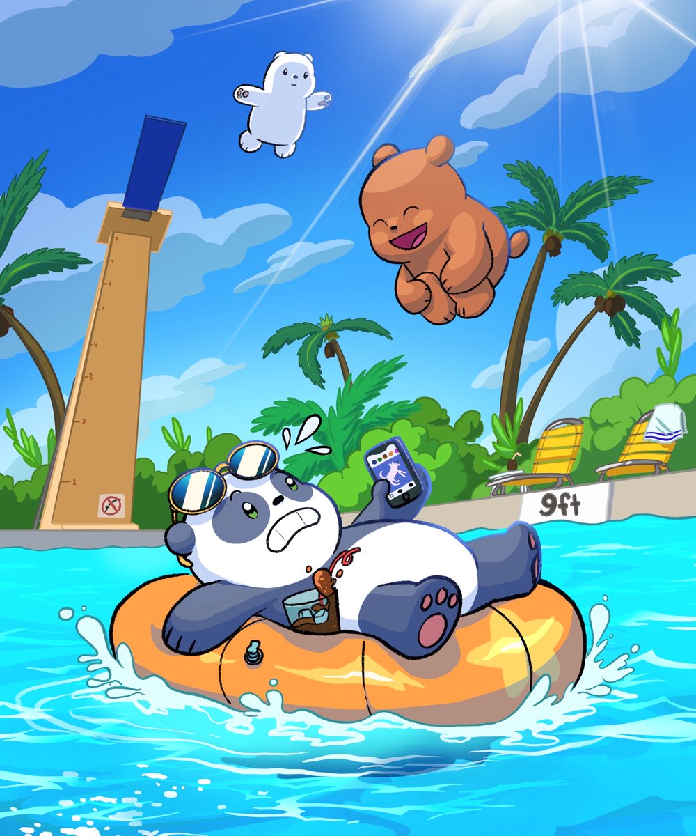 webabybears's tweet photo. The Bear Bros: Pool Edition π»πΌπ»ββοΈβοΈπππ How are you spending your Labor Day?
#WeBabyBears #PanPan #Grizz #IceBear #WeBBBears #BBYBears #CartoonNetwork #HBOMax #PoolDay https://t.co/9QBizlfHwi
