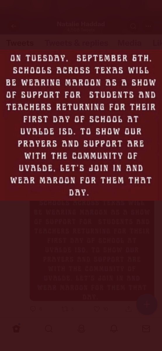 HaysCISD family let’s wear maroon tomorrow to support our brothers and sisters in Uvalde as they return to school. #UnitedWithUvalde