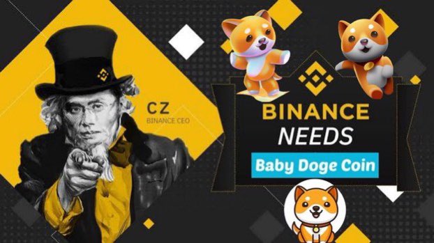 GOOD NEWS: The founder of #binance, <a href="/cz_binance/">CZ 🔶 BNB</a>, asked the developer of #BabyDogeCoin to contact him, is this possible that the issue of #BabyDoge listing on the biggest exchange will soon become a reality 🤭🥰