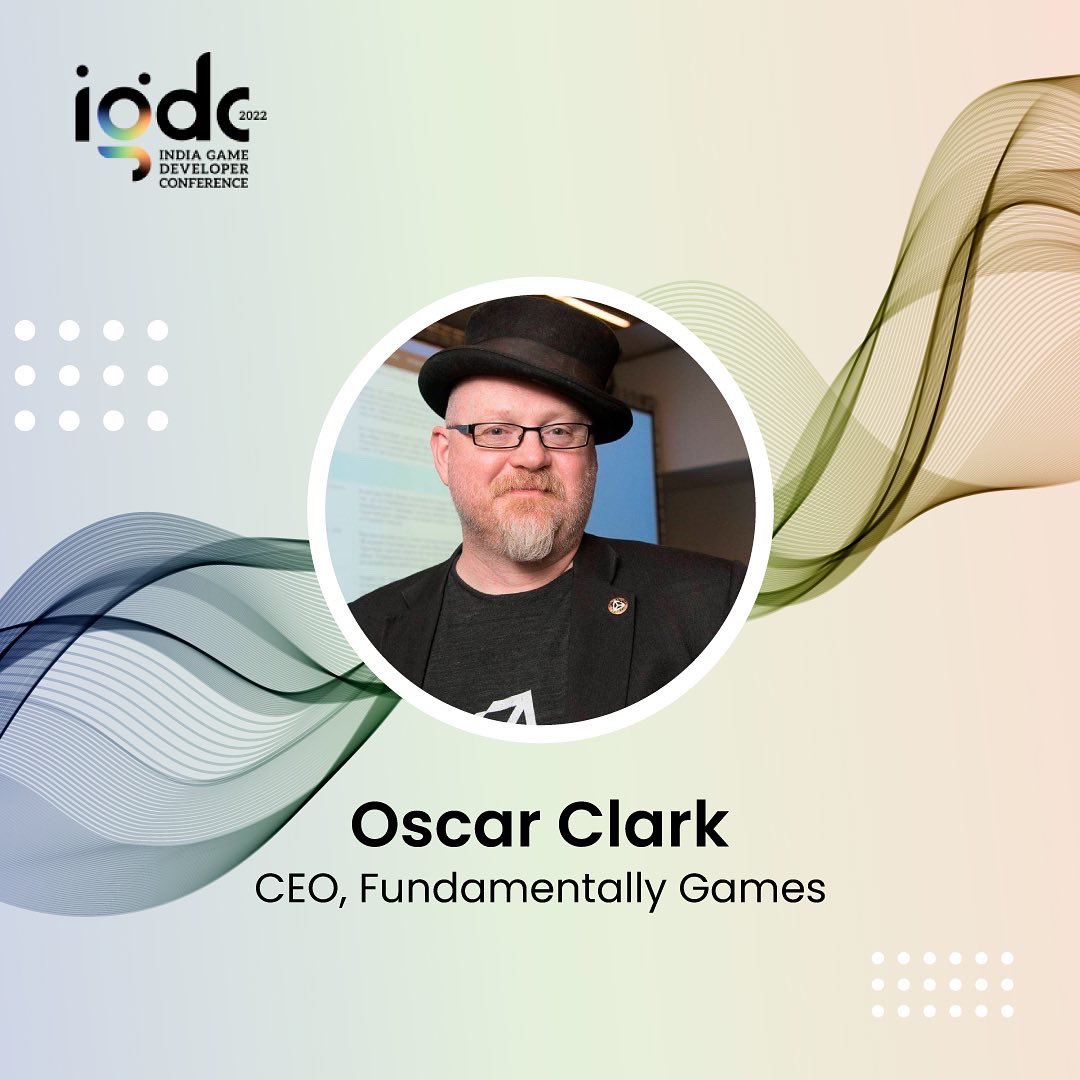 FundamentallyG's tweet photo. Fundamentally Games CEO, Oscar Clark, is speaking at the 14th edition of #IGDC22! Are you attending? More info here:
https://t.co/xc6acxeZuy
#GameDev #IndieDev
#IndiaGameDeveloperConference https://t.co/5DShbuvGyI