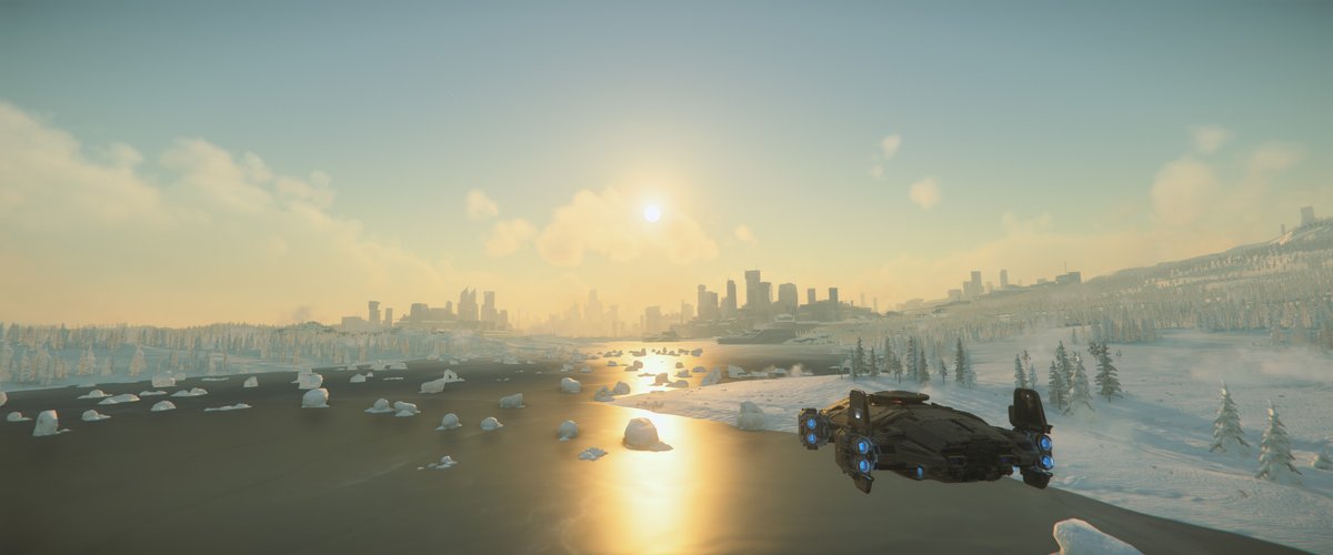 Inbound to New Babbage.
#StarCitizen #AnvilTerrapin