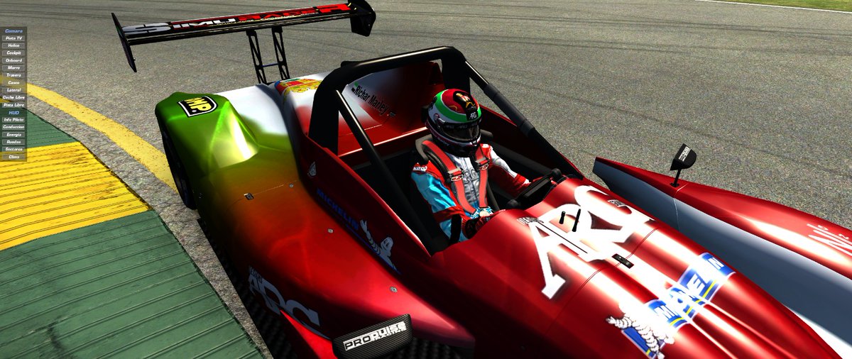 RiKyTaFaD's tweet image. Así luce el #norma por el primer circuito #roadatlanta del Nuevo desafío de @SimuRacer esperemos dar espectáculo y que luzca el traje por las preciosas retransmisiones de @_simutv