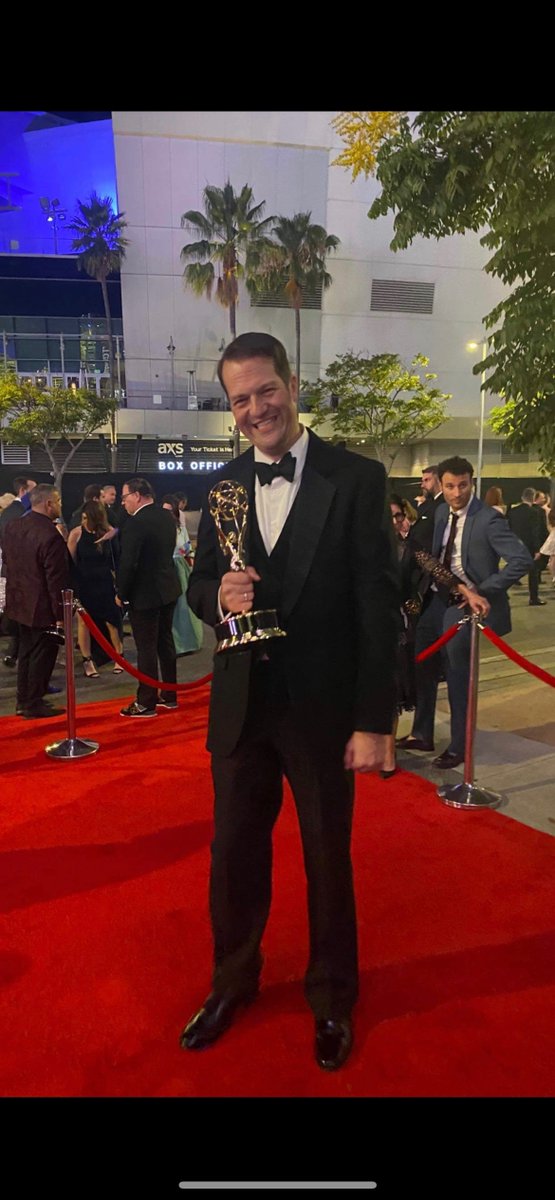 Congratulations to @WestsideHigh66 alum Mac Smith (1992) who won an Emmy for sound editing of Moon Night! #rollside #WeAreWestside