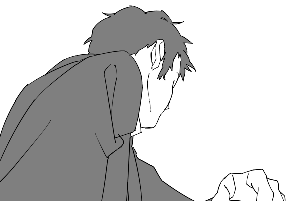 髪の毛をシルエットだけで描く癖は確実にnarutoの絵柄が影響しているェ… 