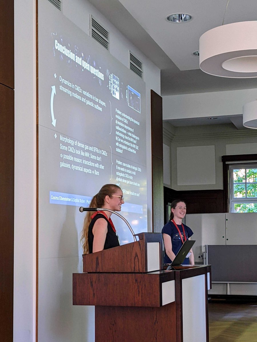 AstroCosi's tweet photo. A couple of minutes ago I presented together with Sophia Stuber results and ongoing projects at the Galactic Center Puzzles meeting in Heidelberg! #Fireworksgalaxy #PHANGS @PHANGSteam https://t.co/WryEwK6CFL