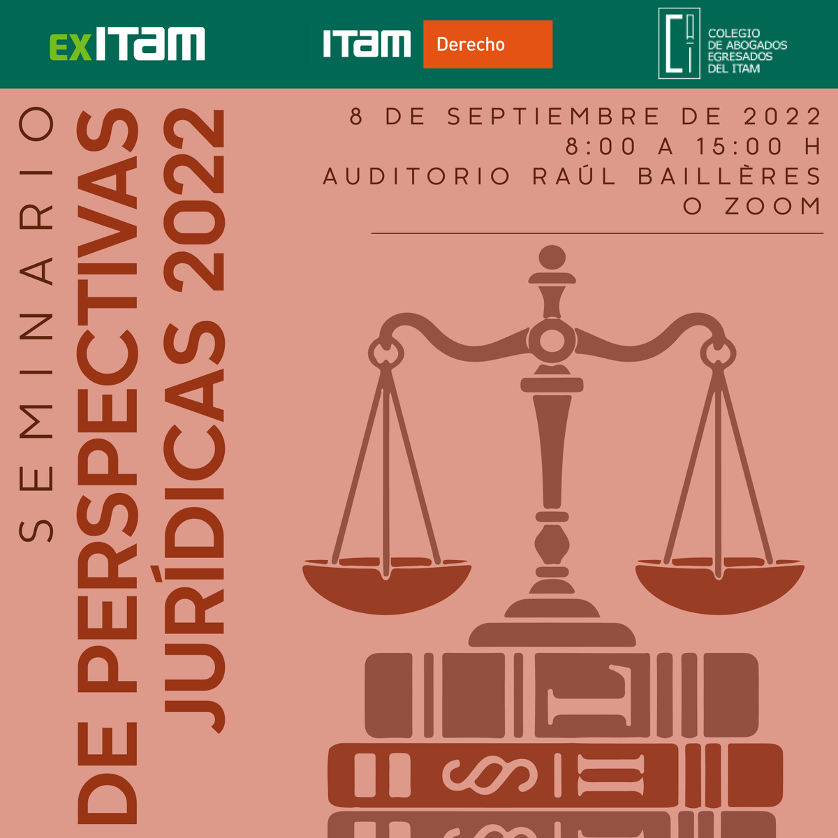 Derecho_ITAM's tweet photo. Este 8⃣ de septiembre se llevará a cabo el Seminario de Perspectivas Jurídicas. Contaremos con la participación de expertos y expertas en diversos temas. ¡No te lo pierdas! @ITAM_mx @ExITAM @caeitam.
Registro: https://t.co/LkFzoWUA8x https://t.co/FO7wjjZIrV
