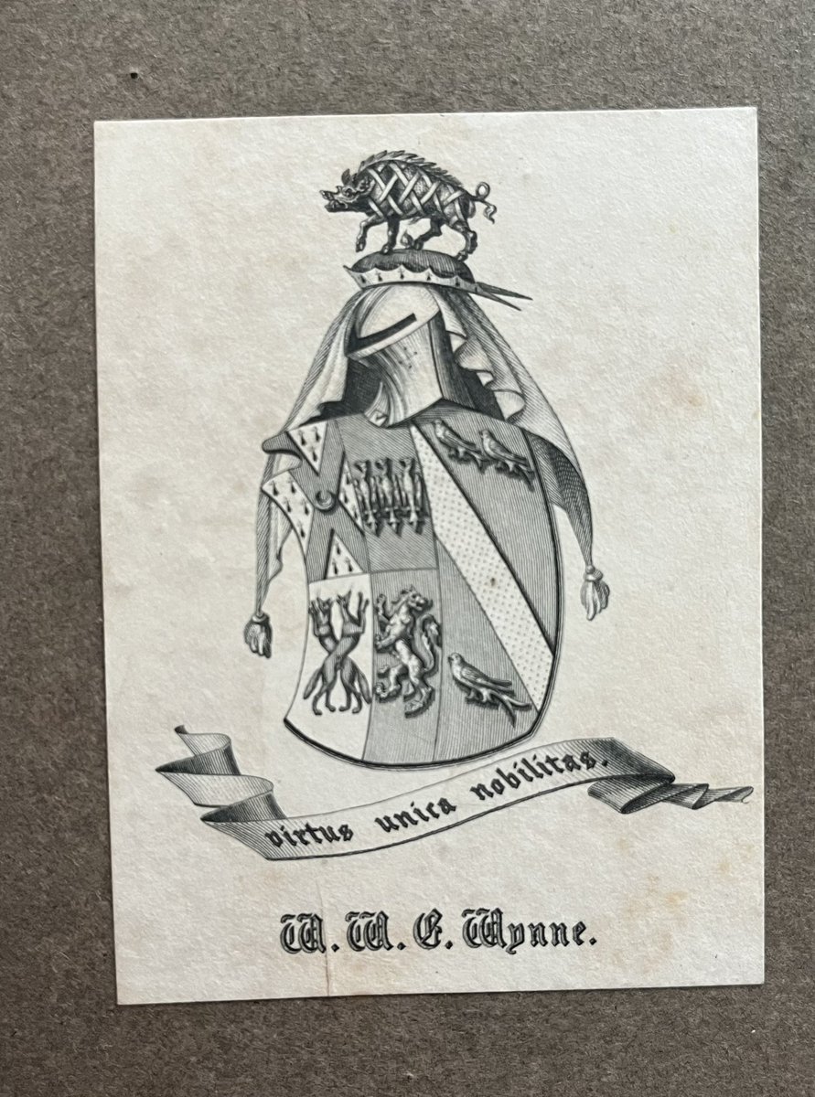 1) W.W.E. Wynne (1801-80) is principally remembered for his custodianship of the Hengwrt-Peniarth collection of <a href="/WelshMSS/">Welsh Manuscripts</a> now <a href="/NLWales/">National Library of Wales</a>, though he also accumulated a significant collection of printed works about Wales, including this copy of Diddanwch Teuluaidd (1763) …