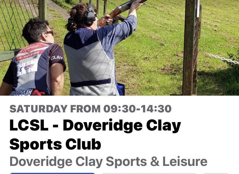 Ladies, don’t forget to sign up for The Ladies Clay Shooting League this Saturday at Doveridge Shooting Ground.