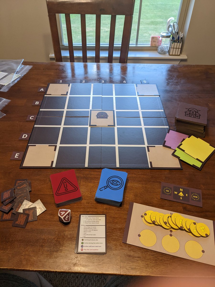 joelshua's tweet photo. Been working on this game over the past year, and it's really cool to see it's growth. From cardboard and sharpie to a shiny print. https://t.co/D20A5ujmFU