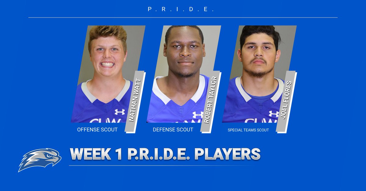 CUWFB's tweet photo. After our Week 1 win, here are our P.R.I.D.E. Players of the Week! https://t.co/JF2aT0SvsH