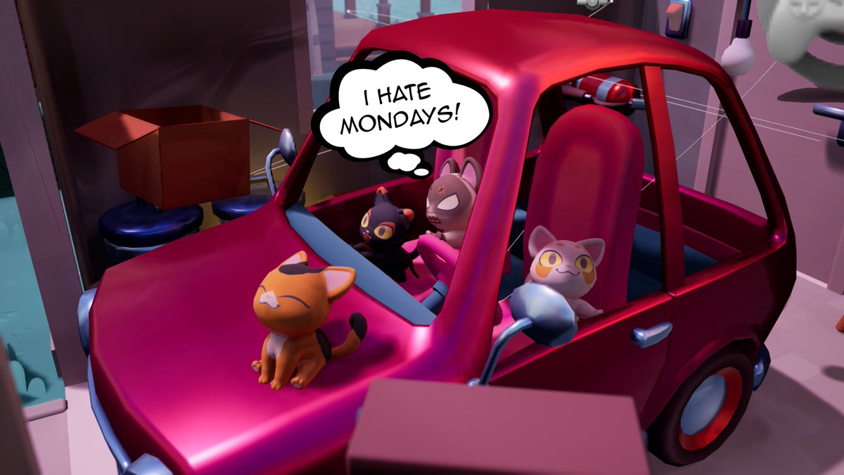 BitCakeStudio's tweet photo. Another reason for a cat to hate Mondays. At least, we might have some lasagna for dinner to cope!
#catsoftwitter #bitcakestudio #mondaythoughts #indiedev #indiegame #gamedev https://t.co/WKbSAKfcdn