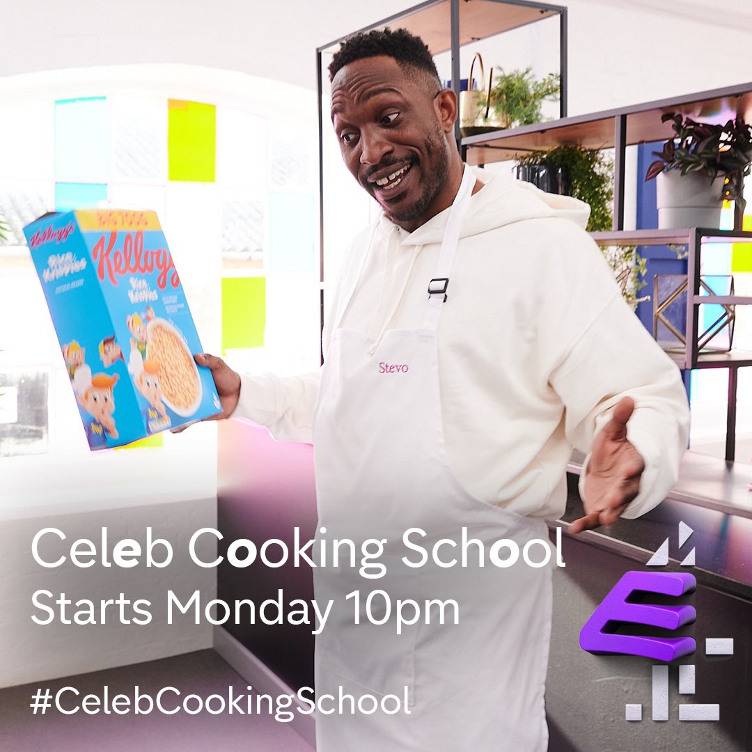 jaw_mgmt's tweet photo. We can’t wait! Catch @stevothemadman on brand new @E4Tweets show #CelebCookingSchool tonight at 10pm #watchoutstevosabout #tv #chef https://t.co/AS6Xl03sXk