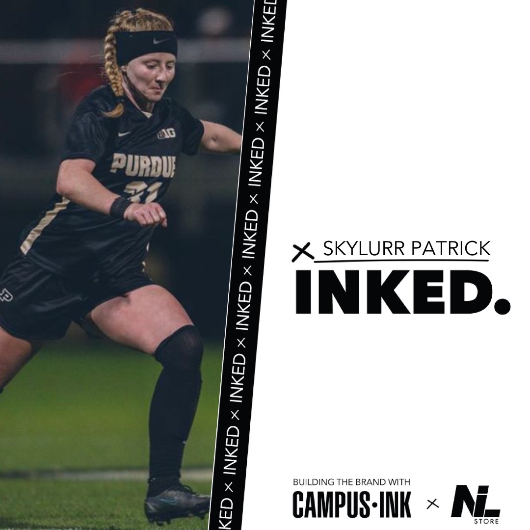 PurdueNILStore's tweet image. Skylurr Patrick of @PurdueSoccer is building the brand with the @nil_store family!

Stay tuned for her officially licensed merch coming soon!