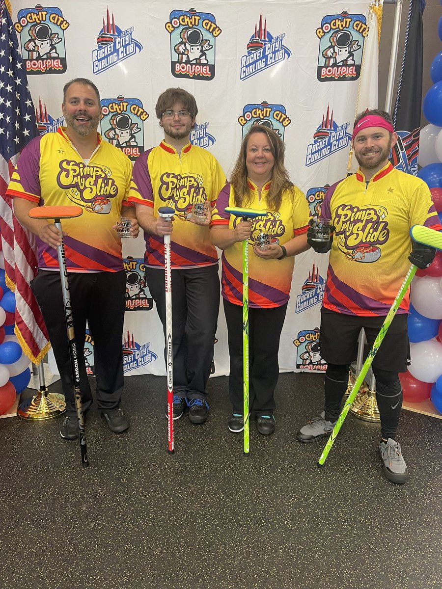 C Event Winner: Beer $, <a href="/WindyCity_CC/">Windy City Curling</a>, @TulsaCurling, <a href="/okcurling/">Oklahoma Curling</a> 
C Event Finalist, Pimp My Slide, Rocket City