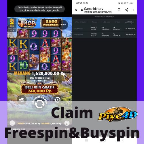 Piye4d_Slot's tweet photo. Claim Freepsin &amp; Buyspin Slot Online 

Daftar dengan link : https://t.co/645wZM666M

#piye4d #slot #togelonline #freespin #slotgacor #agenslot #agenslotonline #freespinslot #judionlineterpercaya #judislot #situsjudionline
#bandarjudi #situsjudi #togelonline #togel #pragmatic https://t.co/b9a89bklWo