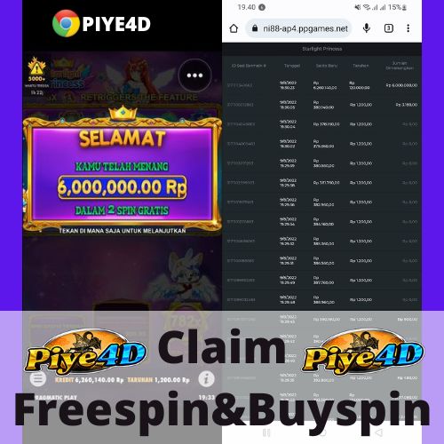 Piye4d_Slot's tweet photo. Claim Freepsin &amp; Buyspin Slot Online 

Daftar dengan link : https://t.co/645wZM666M

#piye4d #slot #togelonline #freespin #slotgacor #agenslot #agenslotonline #freespinslot #judionlineterpercaya #judislot #situsjudionline
#bandarjudi #situsjudi #togelonline #togel #pragmatic https://t.co/wyTnC2zjPQ