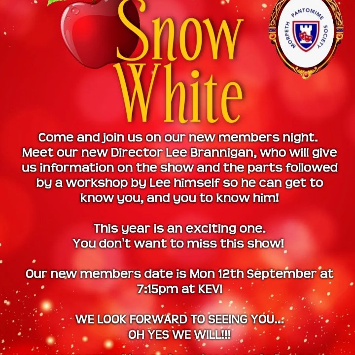 Morpeth Pantomime Society tweet media